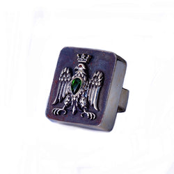 Imperial Eagle Ring in Silver