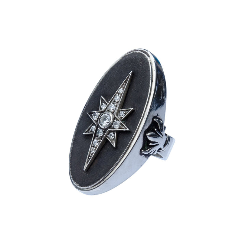North Star Ring with jewels